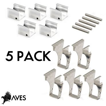 Aves rails - The original FMDA SD9 Rails. Works with various frames. All our rail kits include necessary hardware for assembly into their originally designed frame. No need to go out searching for hardware! Precision machined from 6061 aluminum on industrial grade CNC machines to guarantee compatibility with your slide and frame. $15.00. 